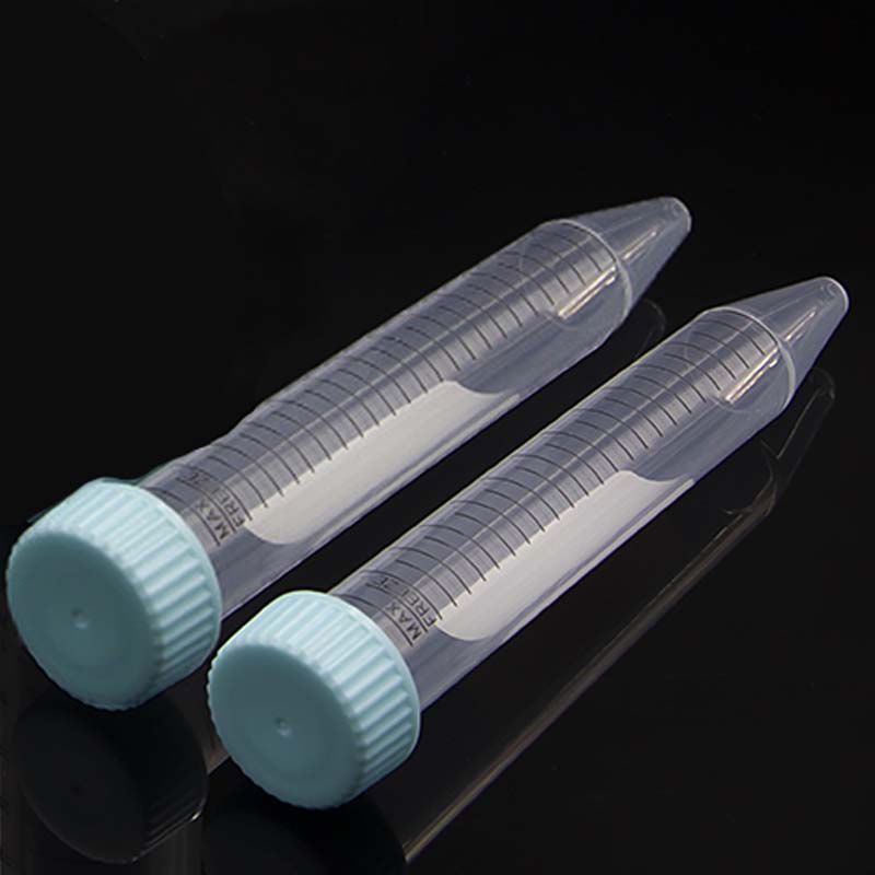 15ml藍(lán)色平蓋，錐底，絲印，RCF12000xg，袋裝，滅菌